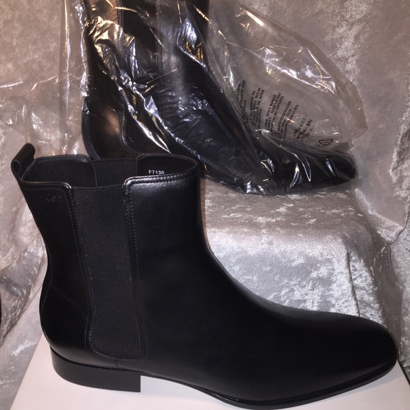 calvin klein men's dress boots